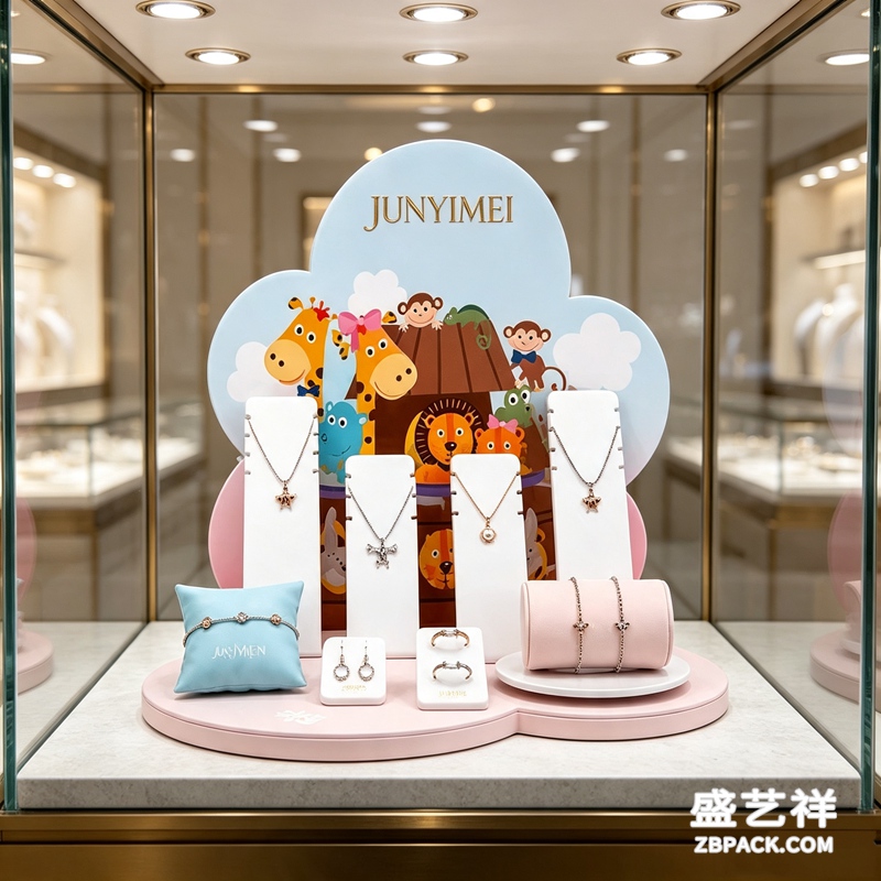 童趣动物风珠宝展示套装CC13 | Playful Animal-Themed Jewelry Display Set CC13