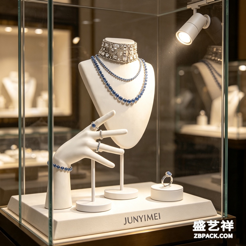纯白艺术手模珠宝展示套装CC23 | Pure White Artistic Hand Model Jewelry Display Set CC23 - 细节图2